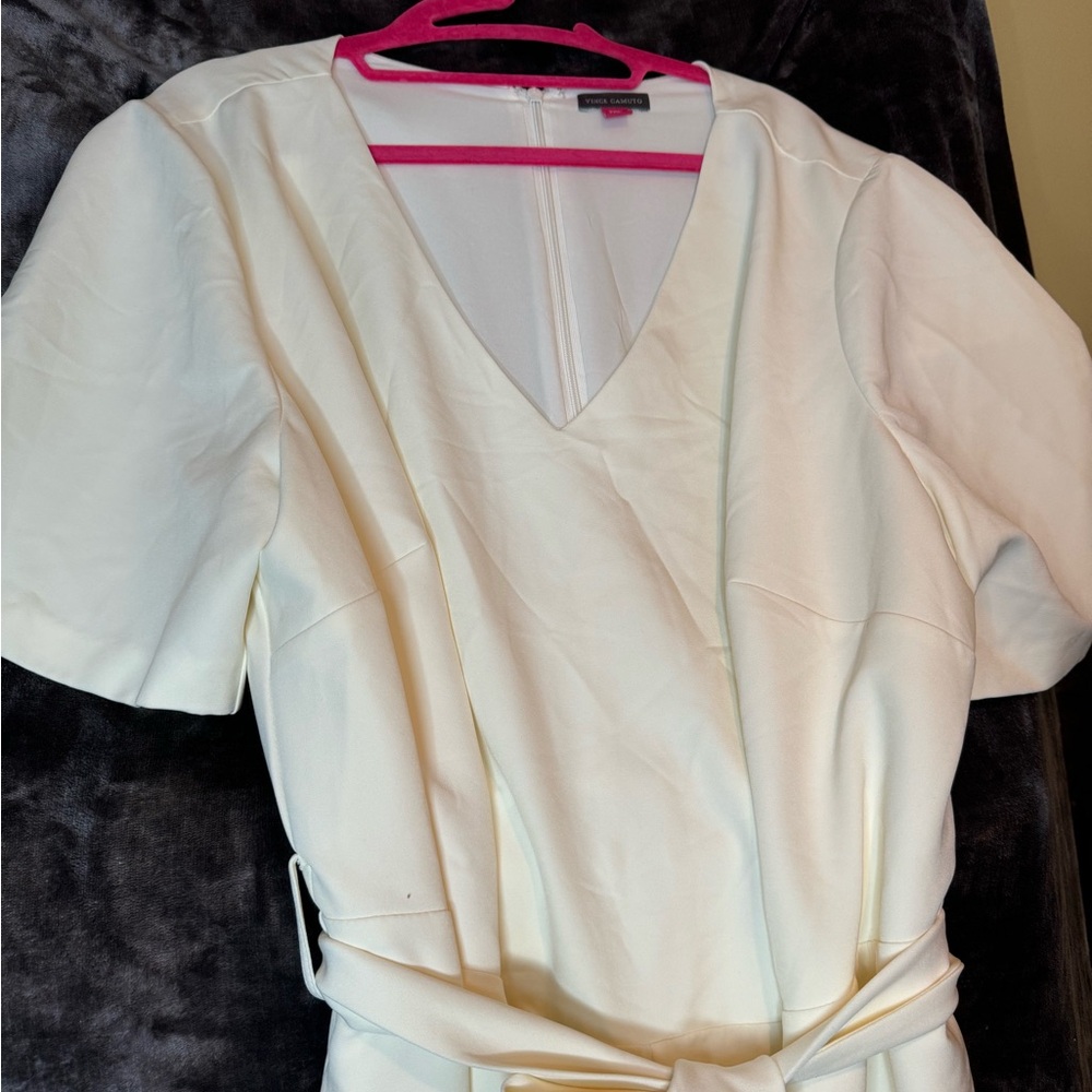 Women’s Jumpsuit VINCE CAMUTO Plus Size 22W Bone/Cream